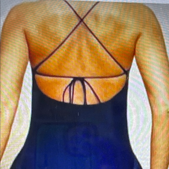 M NWOT. Blue and Green Ombre Women's Dress - Picture 2 of 8